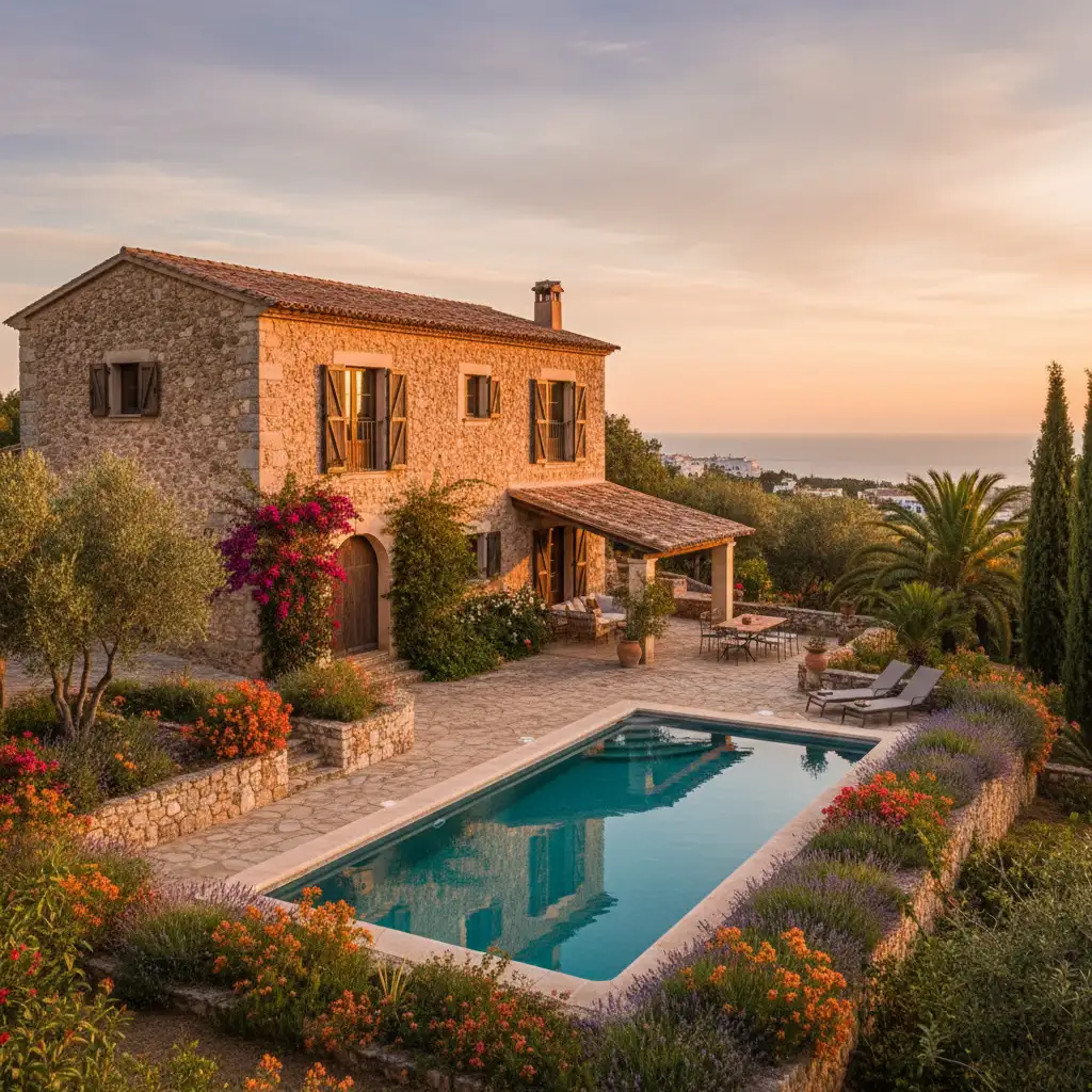 Aragonese Finca, Village Views, Pool