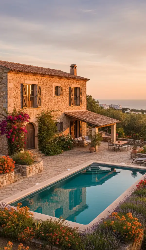Aragonese Finca, Village Views, Pool