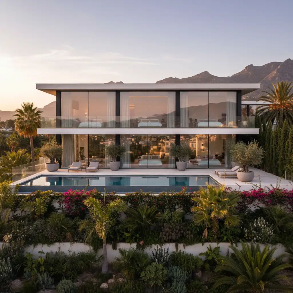 Deià penthouse with mountain views