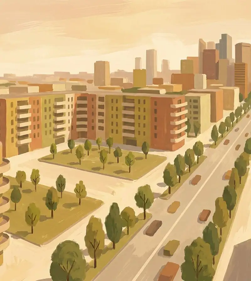 Housing in the Someso - Matogrande district of A Coruña