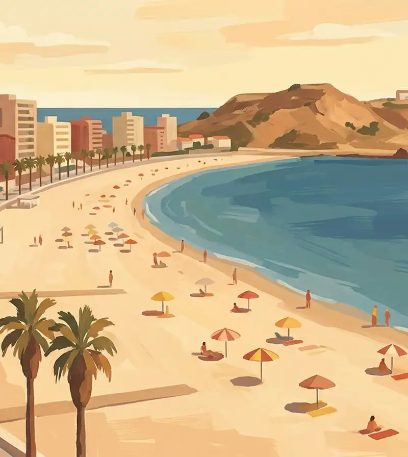 Praia de San Juan e Cabo de la Huerta