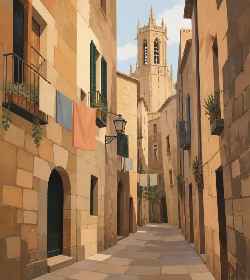 Wijk Ciutat Vella in Barcelona
