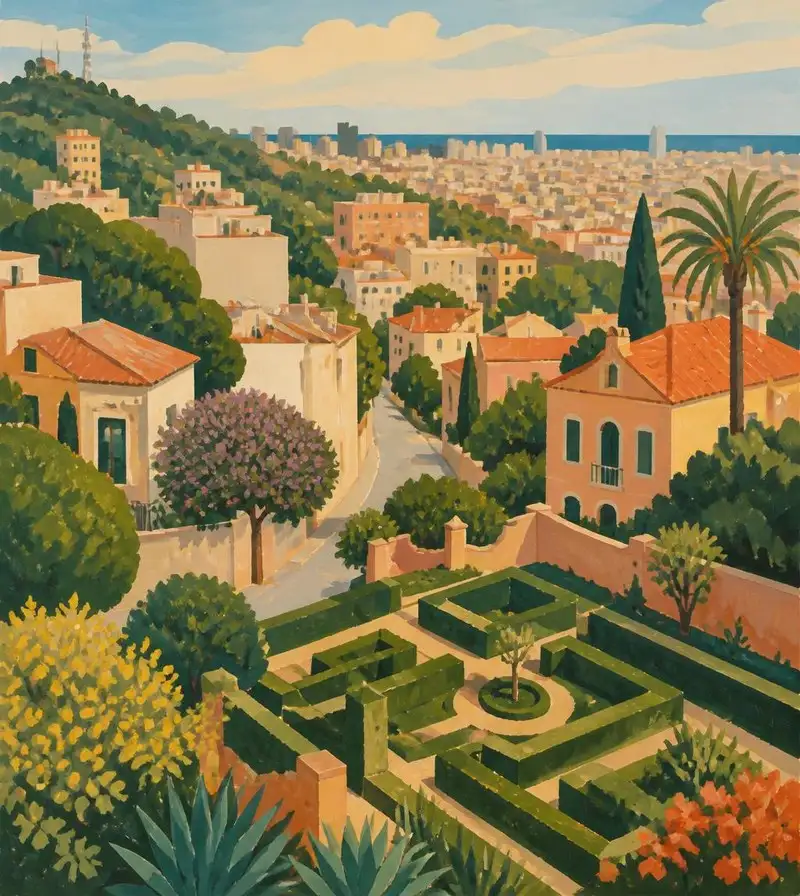 Wijk Horta Guinardó in Barcelona