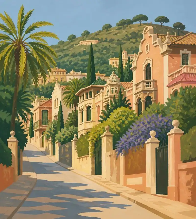 Wijk Sarrià-Sant Gervasi in Barcelona