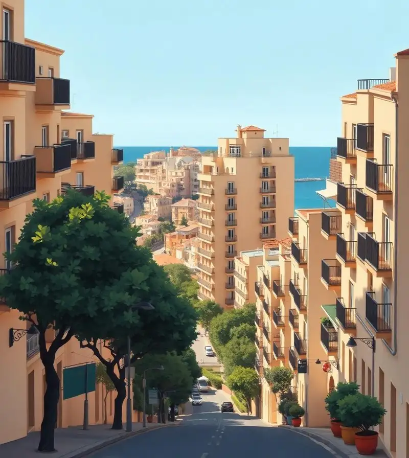 Seafront blocks in the Heliopolis area of Benicàssim