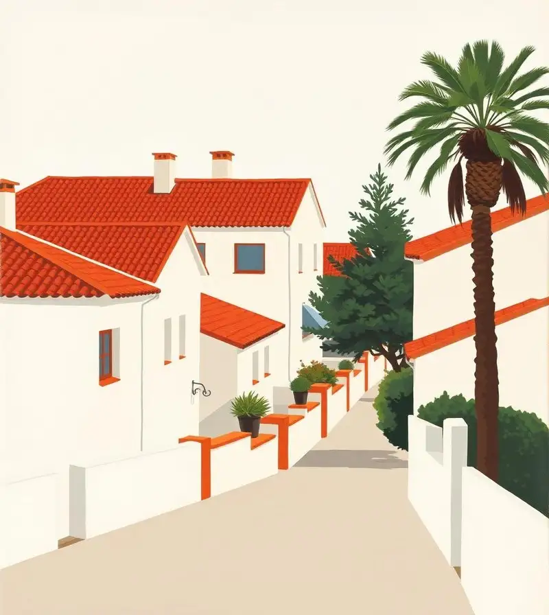 Residential streets in the Carlit and Montseny area of Empuriabrava