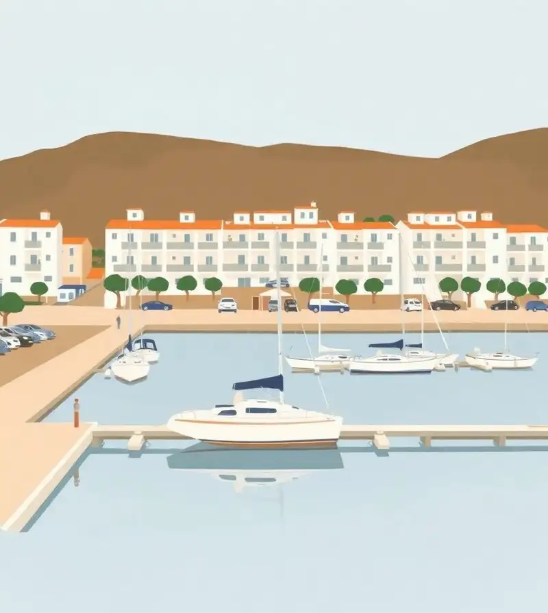 Moorings in the Port Alegre area of Empuriabrava