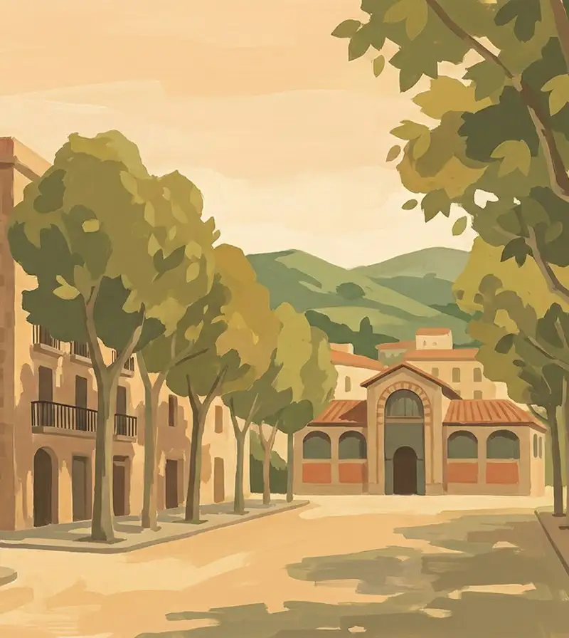 Housing in the Eixample district of Girona