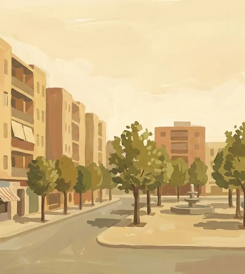 Housing in the La Chana district of Granada
