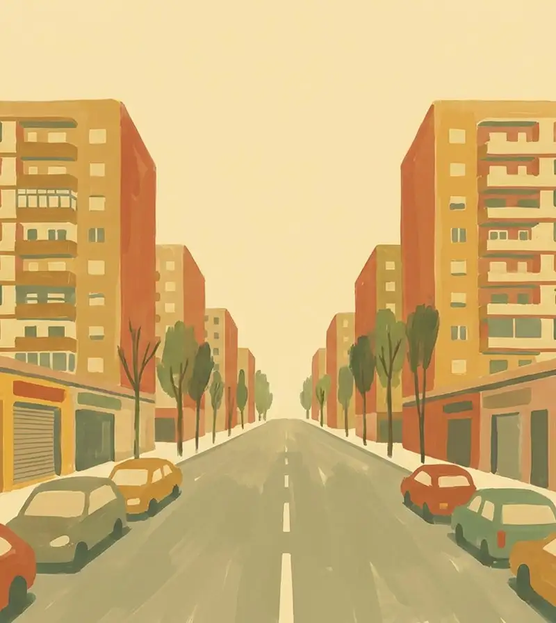 Bairro Ciudad Lineal em Madrid