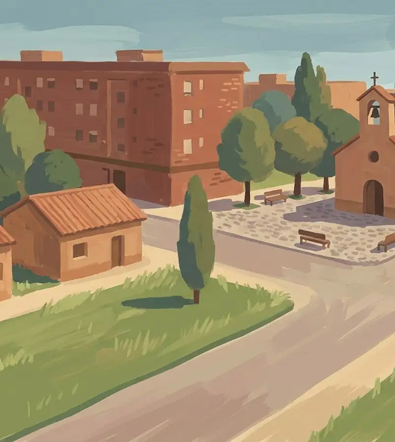 Bairro Hortaleza em Madrid
