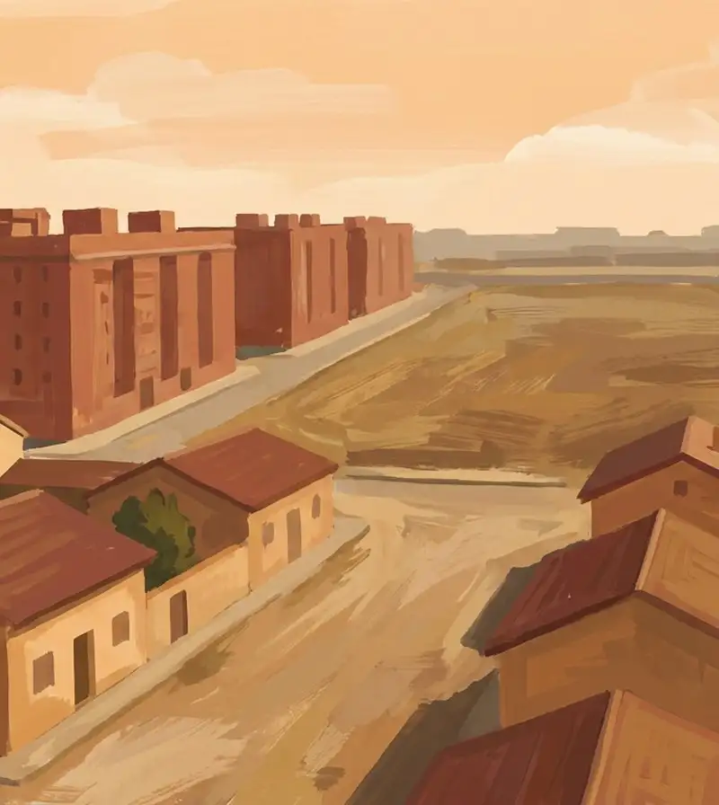 Bairro Vicálvaro em Madrid