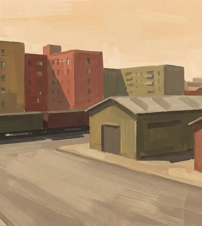 Bairro Villaverde em Madrid