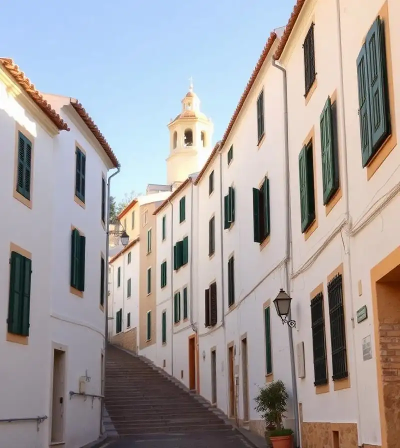 Streets in the municipality of Alaior on Menorca