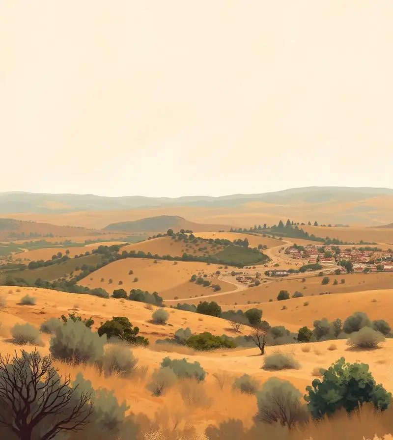 Open country and scattered housing in the Campo de Murcia area of the municipality of Murcia