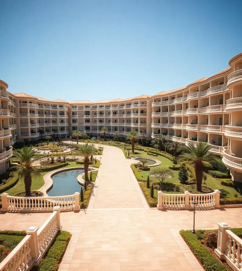 Resort apartment blocks in the Marina d'Or district of Oropesa del Mar