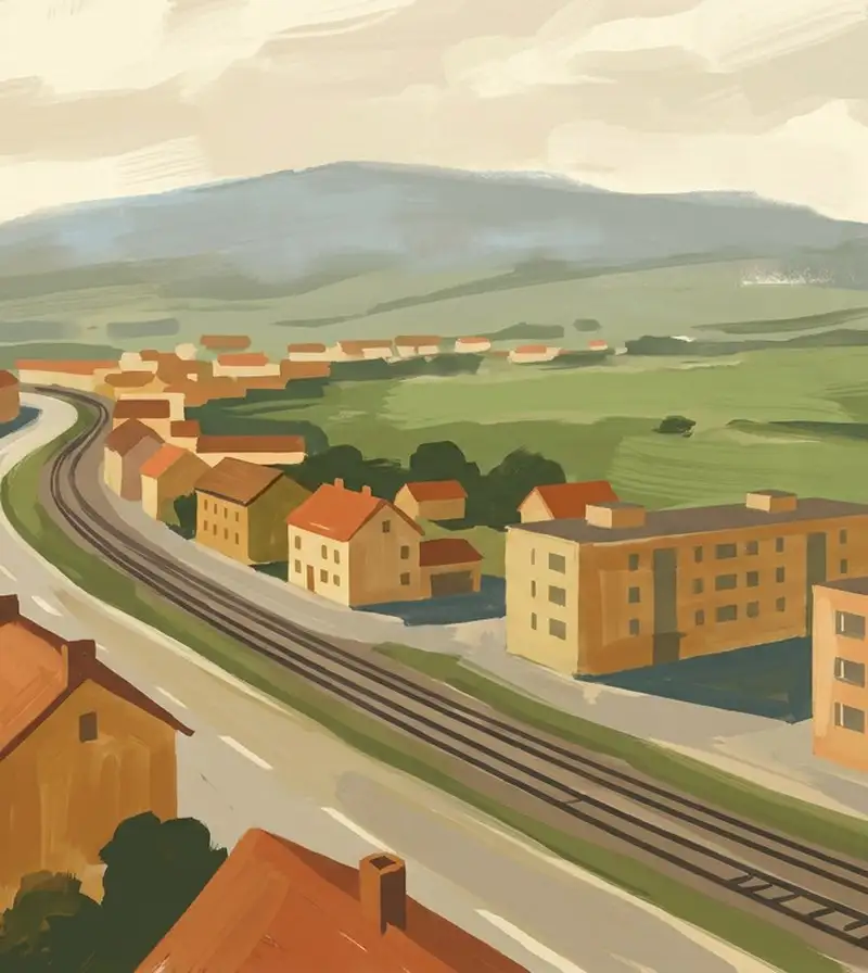 Housing in the San Lazaro-Otero-Villafría district of Oviedo