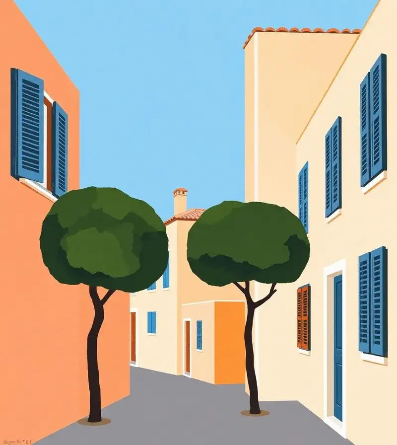 Residential streets in the Rafal and Son Forteza area of Palma