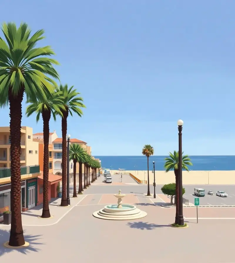 Streets in the centre of Salou