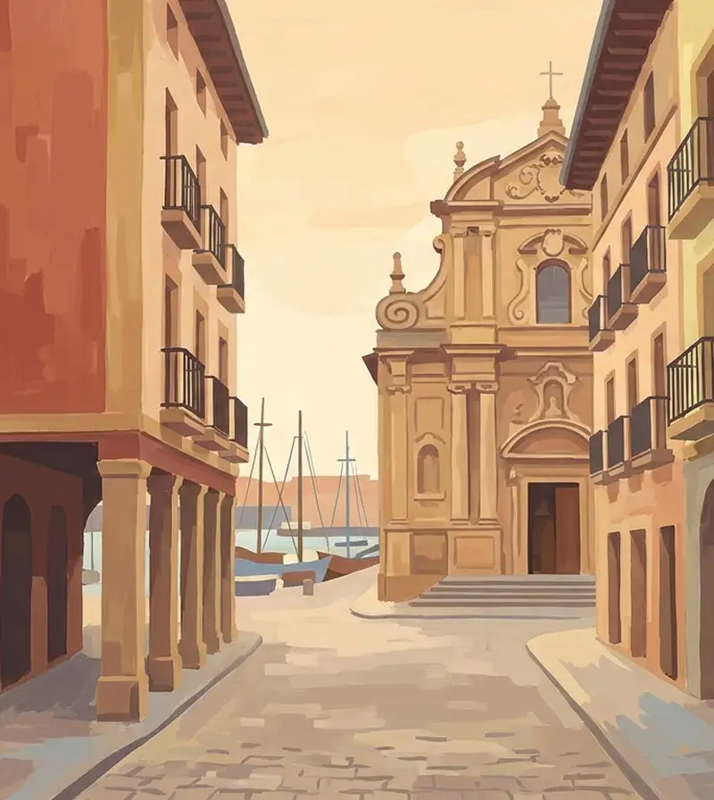 Wijk Parte Vieja in San Sebastián