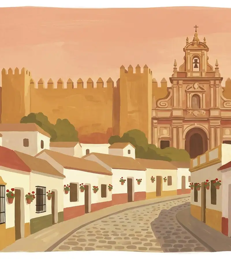 Housing in the Macarena district of Sevilla