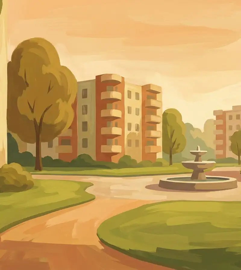 Housing in the Parque Alcosa district of Sevilla