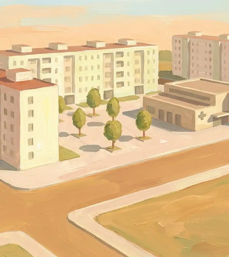 Housing in the Pino Montano district of Sevilla