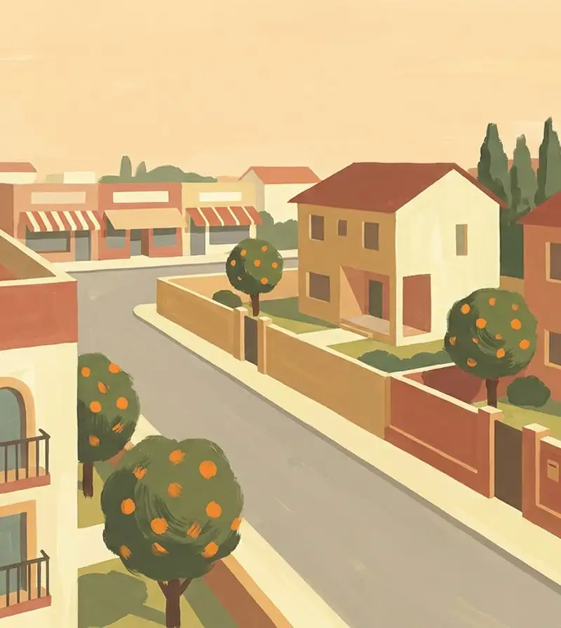 Housing in the Santa Clara district of Sevilla