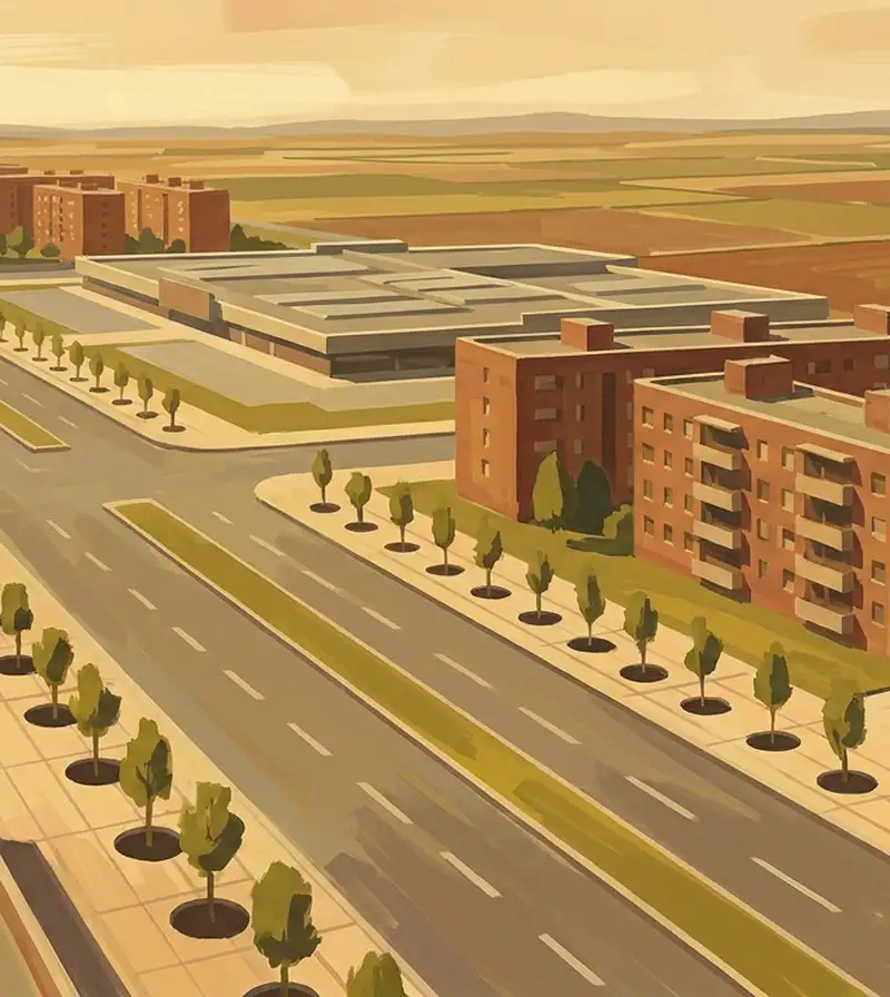 Housing in the Sevilla este district of Sevilla