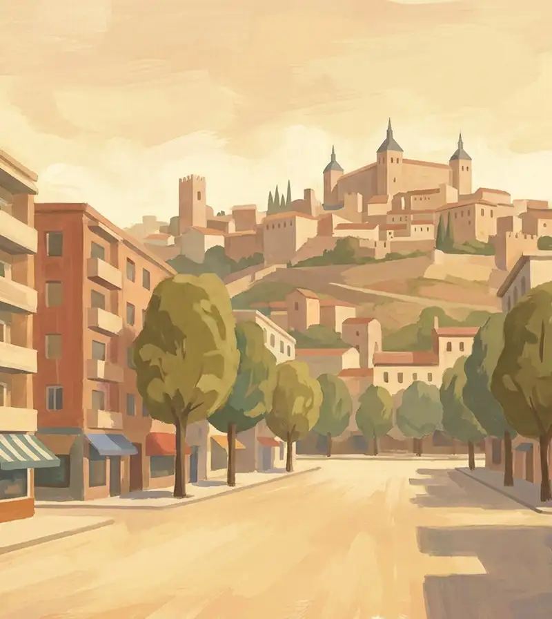 Housing in the Avda Europa - San Antón district of Toledo