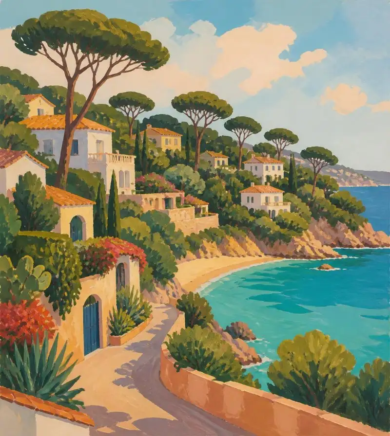 Coastal housing in the Santa Maria de Llorell area of Tossa de Mar