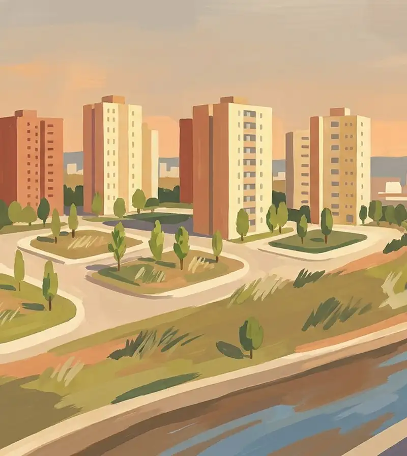 Housing in the Parquesol district of Valladolid